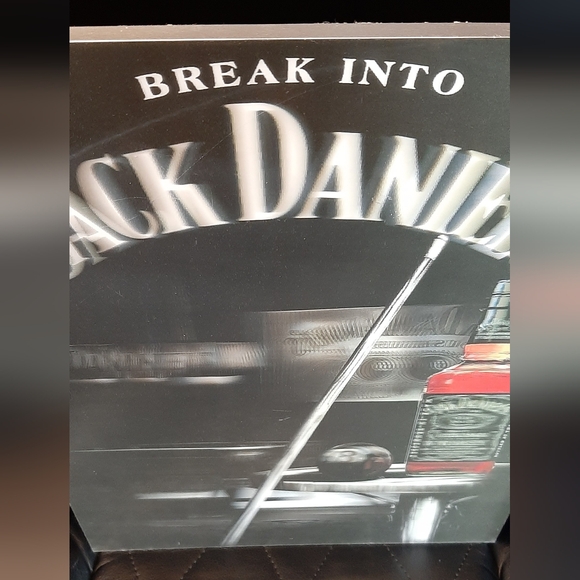 JACK DANIEL'S Pool Hall Billiards 8 Ball Whiskey 11 1/2 x 15 1/2 Plaque 3-D Look - Picture 7 of 8
